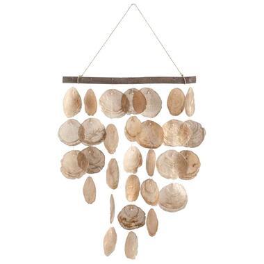 Hanger Capiz - goud - 65x30 cm - Leen Bakker