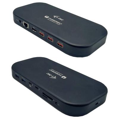 i-tec Thunderbolt 3/USB-C Dual 4K Dock PD 60W + Thunderbolt 3 Kabel+AC-Adapter Thunderbolt 3 dockingstation