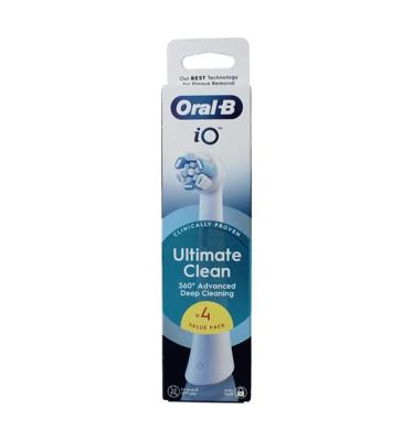 Borstels - ORAL-B - IO navullingen Ultimate Clean - Verpakking van 4 - Wit