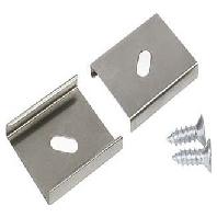 Brumberg 80451315 53003000 Bevestigingsset Aluminium (l x b x h) 22 x 19 x 4 mm 1 stuk(s) - thumbnail