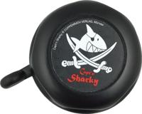 BIKE FASHION kinder fietsbel bell capt&apos;n sharky black - thumbnail
