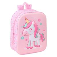 Kinderrugzak Safta Roze 22 x 27 x 10 cm 3D - thumbnail