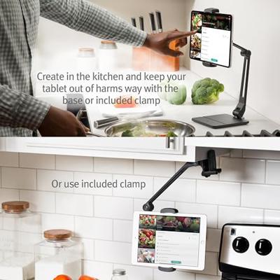 Twelve South Hover Bar Duo Mount Bureau/Klem Opvouwbare Standaard wit