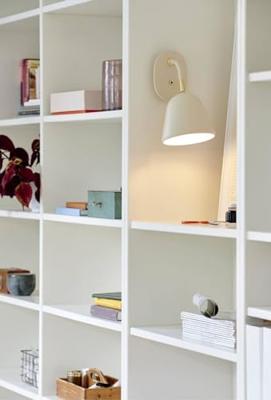 Wandlamp beige en messing met schakelaar & E14 fitting Nordlux Fleur Wandlamp beige en messing met schakelaar & E14 fitting Nordlux Fleur