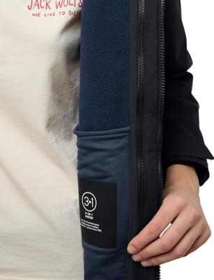 Jack wolfskin Baylight 3 in 1 jas Dames Black XL