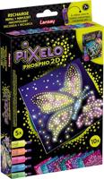 Navulling - LANSAY - Pixelo Phospho 2D - 10 fosforescerende illustraties om te maken en in het donker te laten oplichten, vanaf 7 jaar - thumbnail