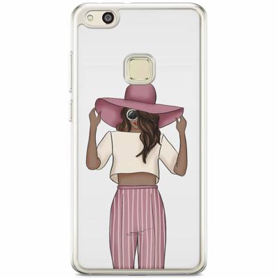 Huawei P10 Lite siliconen hoesje - Summer girl Huawei P10 Lite siliconen hoesje - Summer girl