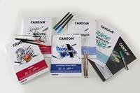 Mixed mediapapier canson graduate 240gr a4 zwart - thumbnail