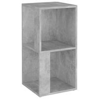 VidaXL Hoekkast 33x33x67 cm bewerkt hout betongrijs - thumbnail
