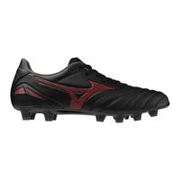 Mizuno Morelia Neo IV Pro Gras Voetbalschoenen (FG) Zwart Rood - thumbnail