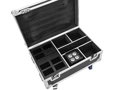 Roadinger ROADINGER Flightcase 4x AKKU IP UP-4 Plus HCL Spot WDMX - thumbnail