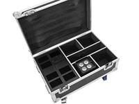 ROADINGER Flightcase 4x AKKU IP UP-4 Plus HCL Spot WDMX with charging function - thumbnail