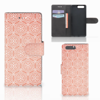 Huawei P10 Telefoon Hoesje Pattern Orange - thumbnail