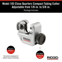 Ridgid Mini pijpsnijder 103 3-16mm - 32975 - thumbnail