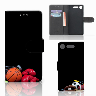 Sony Xperia XZ1 | Wallet Case | met Pasjes | Sports Sony Xperia XZ1 | Wallet Case | met Pasjes | Sports