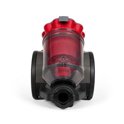 Zakloze multi-cycloon stofzuiger - LIVOO - DOH136R - 700 W - 16 kPa - 78 dB - 3 L - Wasbaar filter - Rood / Grijs - thumbnail