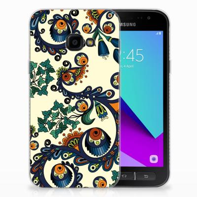 Siliconen Hoesje Samsung Galaxy Xcover 4 | Xcover 4s Barok Flower Siliconen Hoesje Samsung Galaxy Xcover 4 | Xcover 4s Barok Flower