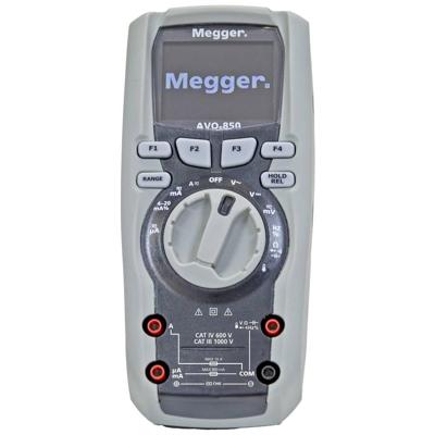 Megger AVO850 Multimeter Digitaal CAT III 1000 V, CAT IV 600 V Weergave (counts): 50000 Megger AVO850 Multimeter Digitaal CAT III 1000 V, CAT IV 600 V Weergave (counts): 50000
