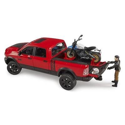 bruder Dodge RAM Power wagen met accessoires modelvoertuig