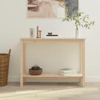 Wandtafel 110x40x80 cm massief grenenhout - thumbnail