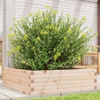 VidaXL Plantenbak 80x80x23 cm massief grenenhout - thumbnail