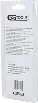 Ontgrendelgereedschap met zwenkbare kop voor snelkoppelingen KS Tools 115.0909 Ontgrendelgereedschap met zwenkbare kop voor snelkoppelingen KS Tools 115.0909