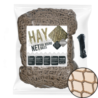 Hay Slowfeeder net speciaal voor ronde baal - thumbnail
