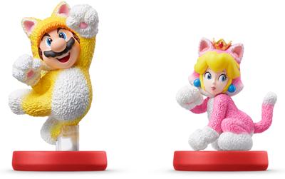 Amiibo Super Mario Collection 2-Pack - Cat Mario & Cat Peach