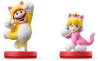 Amiibo Super Mario Collection 2-Pack - Cat Mario & Cat Peach - thumbnail
