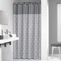 Douchegordijn Sealskin Angoli Polyester 180x200 Grijs - thumbnail