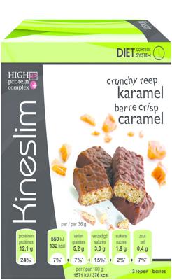Kineslim Kineslim Crunch Reep Karamel (3st)