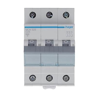 Hager MCN325 MCN325 Zekeringautomaat 1-fasig 25 A 230 V, 400 V