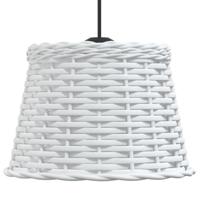 VidaXL Plafondlampenkap ø25x17 cm wicker wit - thumbnail