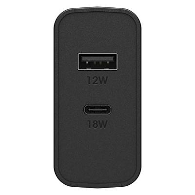 Otterbox EU Wall Charger 30W USB-oplader 30 W 1x USB-A, 1x USB-C USB PD Zwart Binnen Otterbox EU Wall Charger 30W USB-oplader 30 W 1x USB-A, 1x USB-C USB PD Zwart Binnen