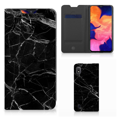 Samsung Galaxy A10 | Standcase | Marmer Zwart - Origineel Cadeau Vader Samsung Galaxy A10 | Standcase | Marmer Zwart - Origineel Cadeau Vader