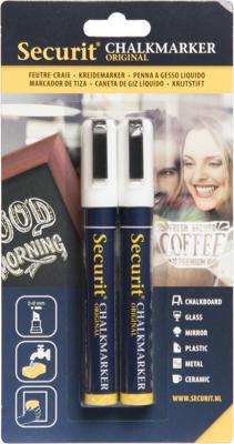 Krijtstift securit sma-510 schuin 2-6mm wit Krijtstift securit sma-510 schuin 2-6mm wit