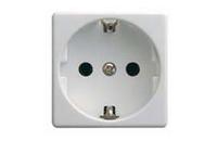 Plug-in basis Simon serie 27 Wit Schuko - thumbnail