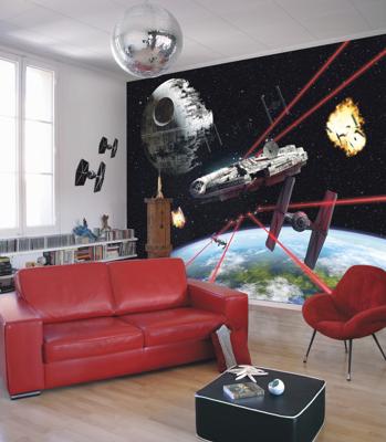Komar Home Fotobehang Star Wars - Mill Falcon - 8-489