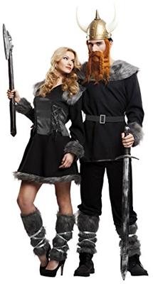 Kostuums voor Volwassenen My Other Me Vikingo Zwart S