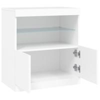 Dressoir met LED-verlichting 60x37x67 cm wit - thumbnail