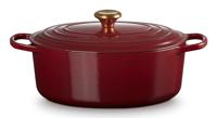 Le Creuset Braadpan Signature ovaal Garnet ø 31 cm / 6,3 liter - thumbnail