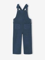 Salopet van fluweel / velours met fleece-effect en wijde pijpen voor meisjes dennen - thumbnail