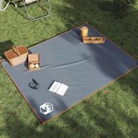 VidaXL Picknickkleed met haringen 205x155 cm grijs en oranje - thumbnail