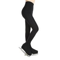 Ijs schaatsen skateboarden kunstschaatsen broek thermische lange panty Ice Skate met schoenen deksel formaat: M(black thick full cover) - thumbnail