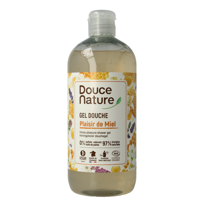 Douchegel honingplezier plaisir de miel bio 500 Milliliter