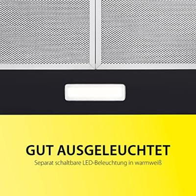 Bomann DU 7608 Wandafzuigkap 600 mm Energielabel: B (A+++ - D)
