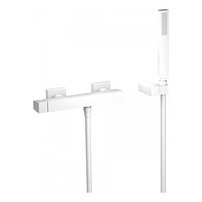 Douchemengkraan Tres Slim Exclusive Opbouw Vierkant Mat Wit Tres