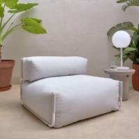 Kave Home Modulaire Outdoor Bank 'Square' kleur Lichtgrijs - thumbnail