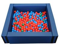 SWIMMING POOL SQUARE FILL BALLS, 150X150X40CM HIGH X 15CM WIDTH - thumbnail