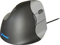 Evoluent Vertical Mouse 4 VM4R Ergonomische muis USB Optisch Zwart, Zilver 6 Toetsen 2800 dpi Ergonomisch - thumbnail